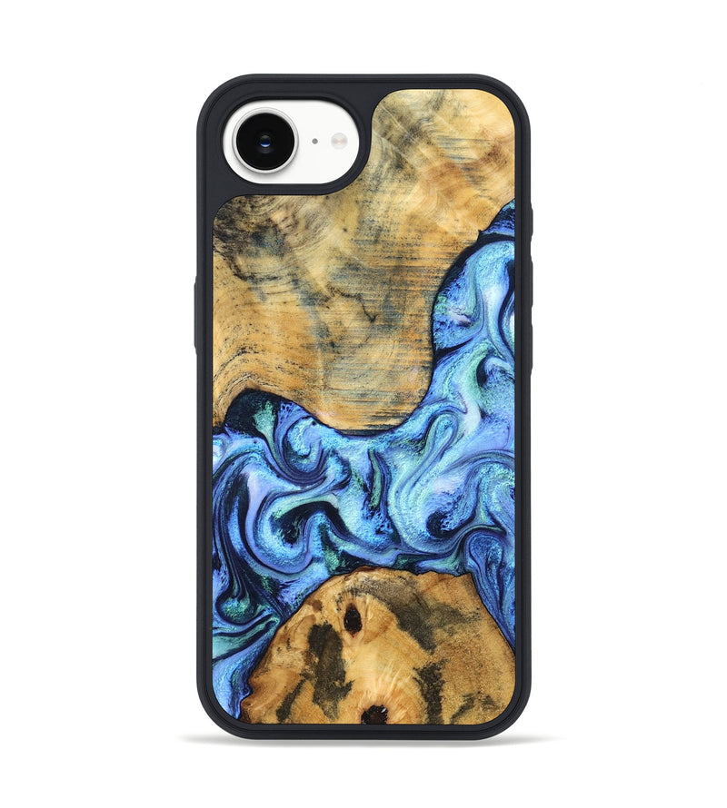 iPhone 17e Wood Phone Case - Goldie (Blue, 833205)