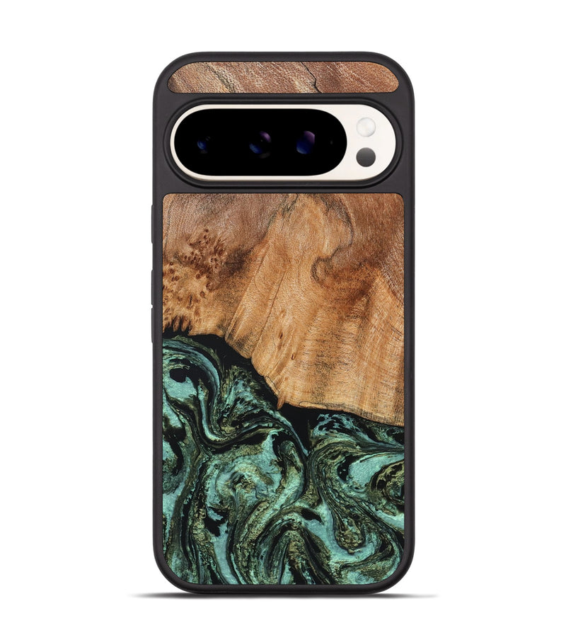 Pixel 9 Wood Phone Case - Keenan (Green, 833363)