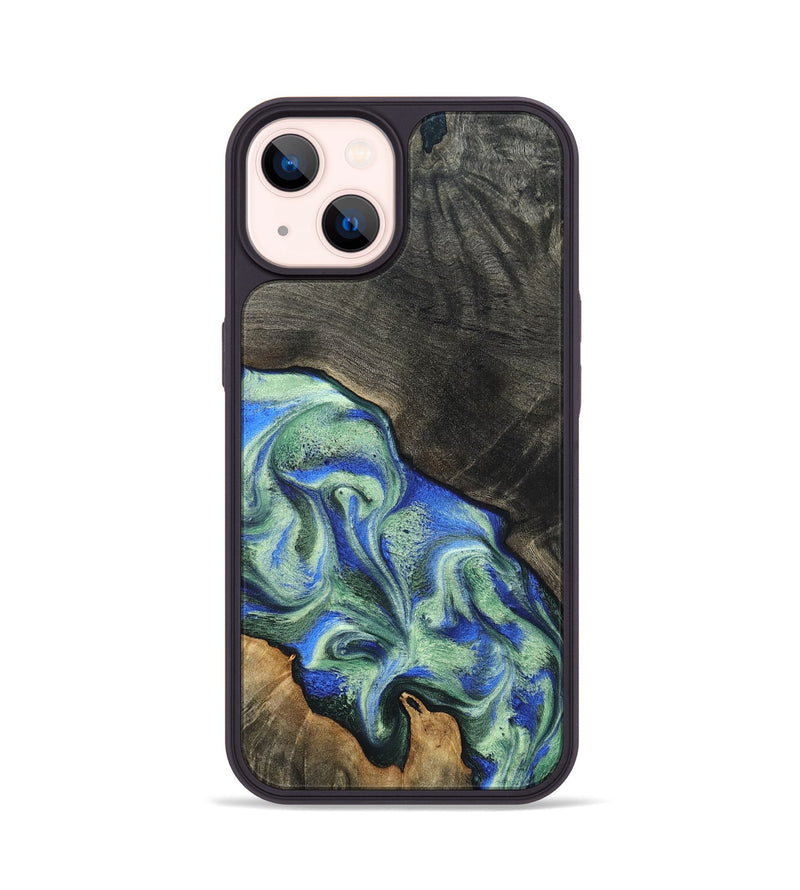 iPhone 14 Wood Phone Case - Addison (Green, 833568)