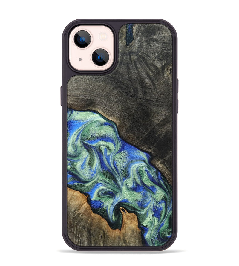 iPhone 14 Plus Wood Phone Case - Addison (Green, 833568)