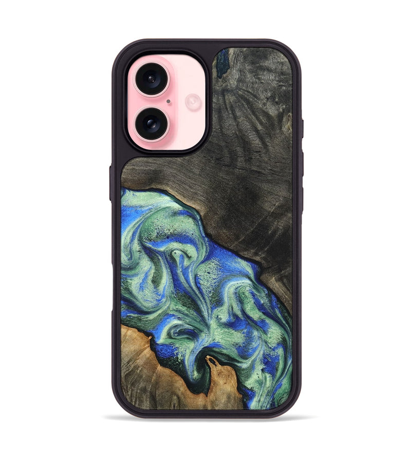 iPhone 16 Wood Phone Case - Addison (Green, 833568)