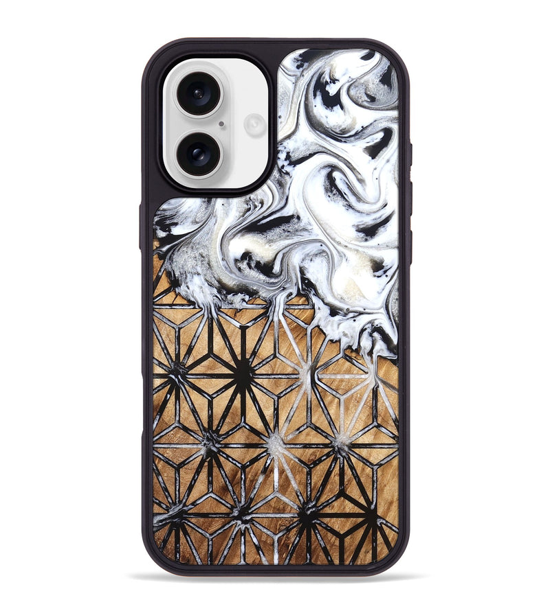 iPhone 16 Plus Wood Phone Case - Dayna (Pattern, 833877)