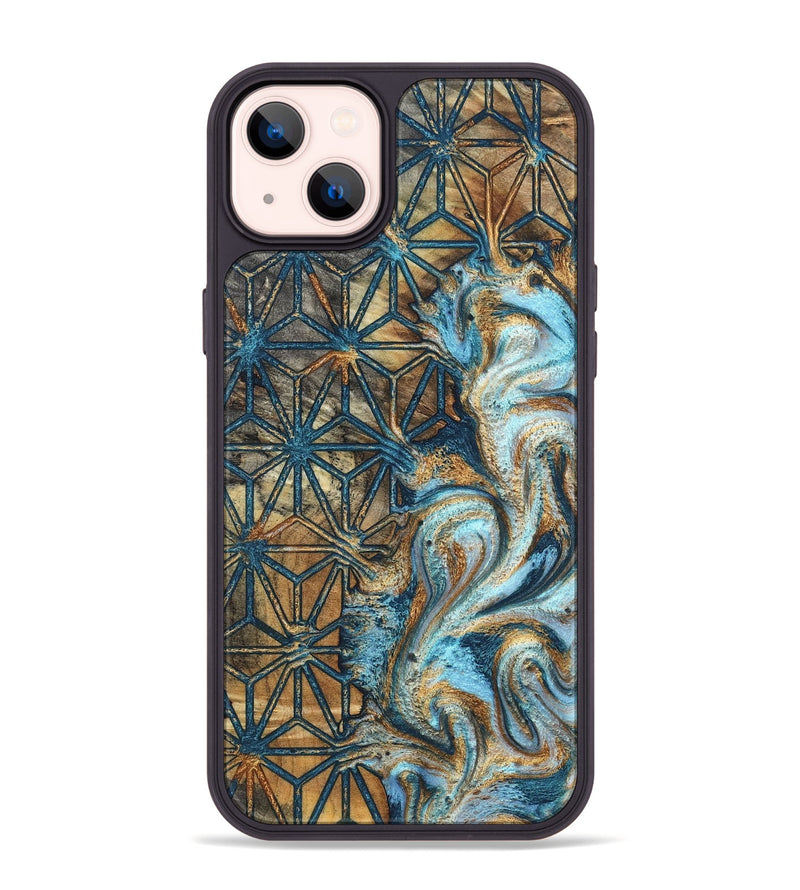 iPhone 14 Plus Wood Phone Case - Xzavier (Pattern, 833882)