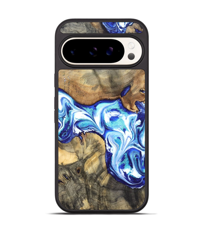 Pixel 9 Wood Phone Case - Reece (Blue, 833892)