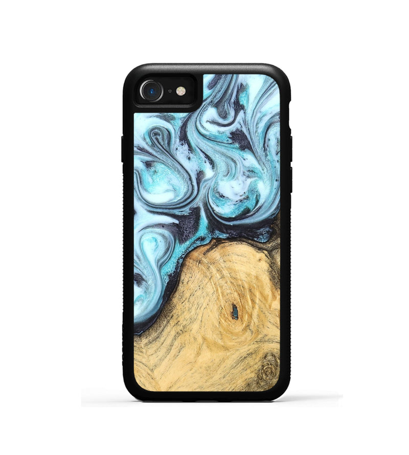 iPhone SE Wood Phone Case - Gail (Blue, 834077)