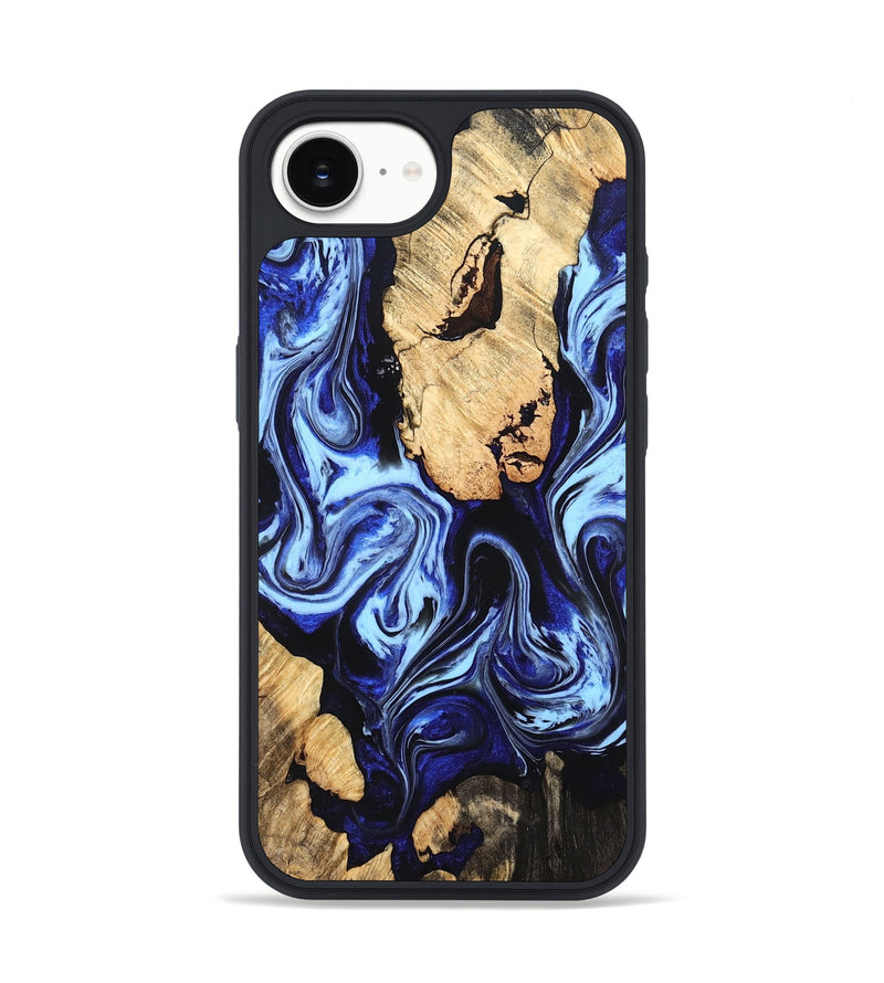 iPhone 17e Wood Phone Case - Jovie (Blue, 834080)