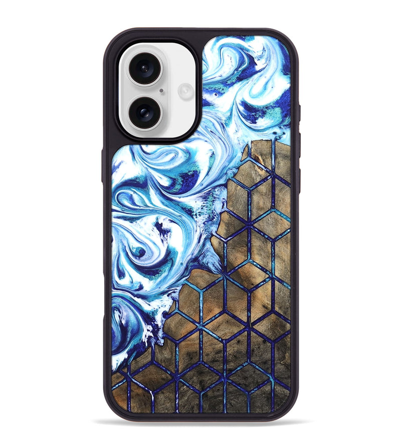 iPhone 16 Plus Wood Phone Case - Harve (Pattern, 834096)