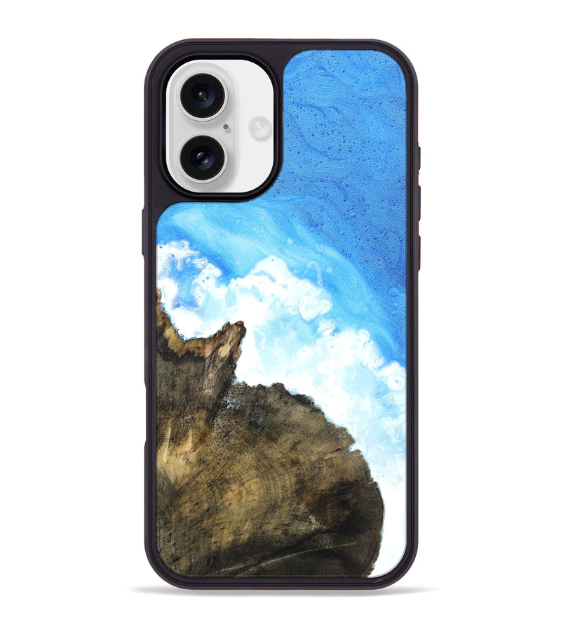 iPhone 16 Plus Wood Phone Case - Onyx (Coastal, 834193)