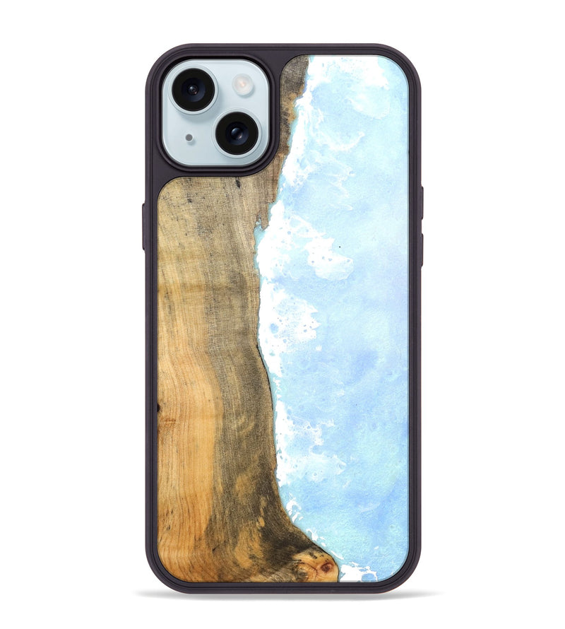 iPhone 15 Plus Wood Phone Case - Shari (Coastal, 834228)
