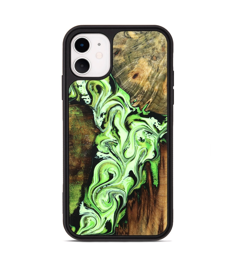 iPhone 11 Wood Phone Case - Harry (Green, 834236)