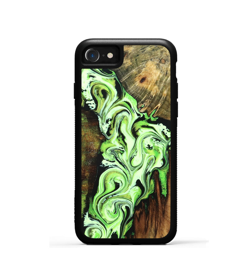 iPhone SE Wood Phone Case - Harry (Green, 834236)