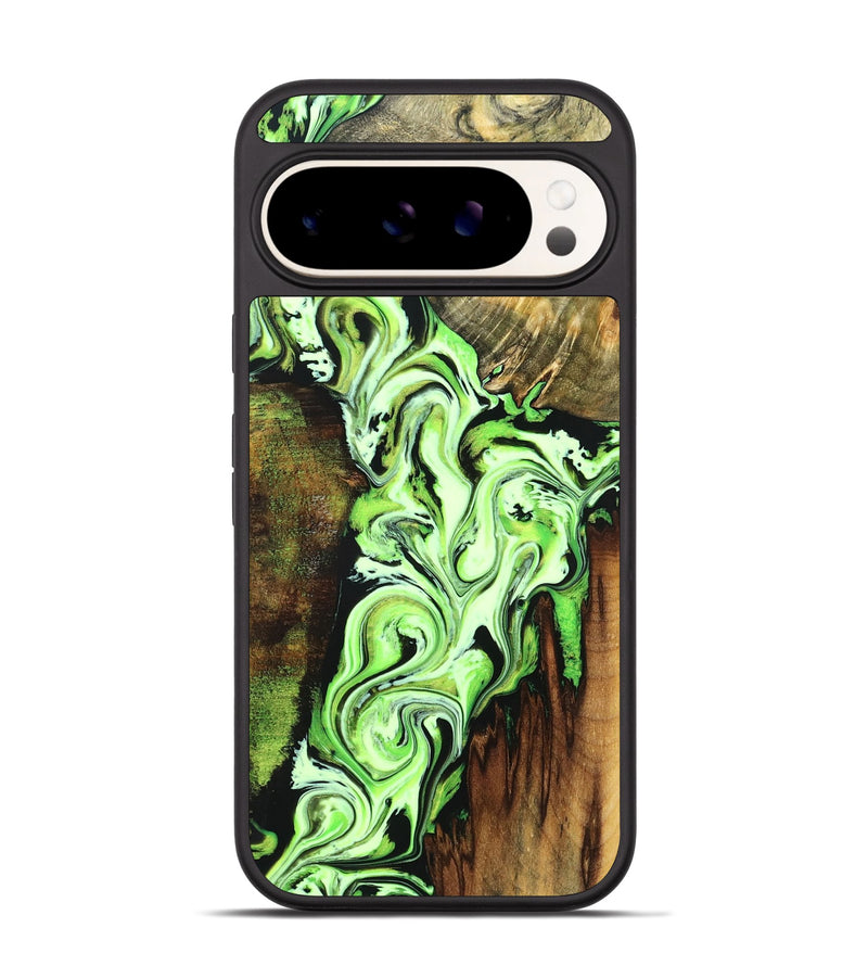 Pixel 9 Wood Phone Case - Harry (Green, 834236)