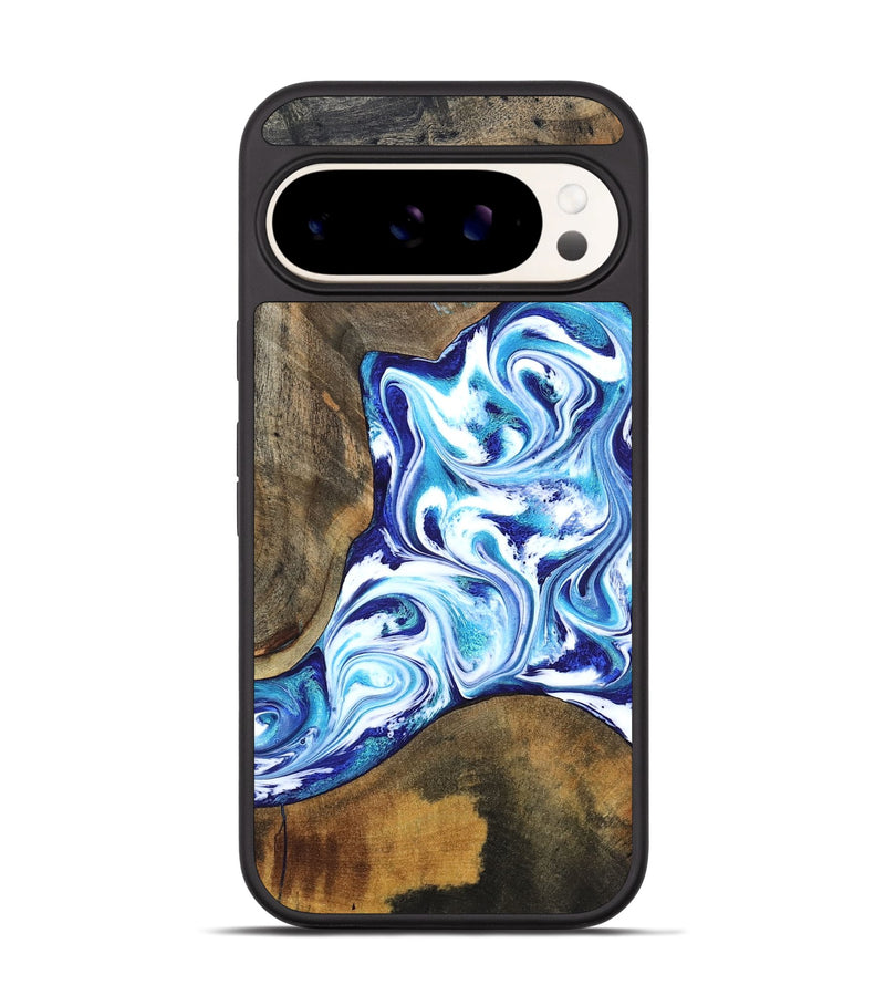 Pixel 9 Wood Phone Case - Promise (Blue, 834247)