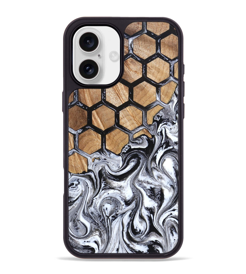 iPhone 16 Plus Wood Phone Case - Emryn (Pattern, 834342)