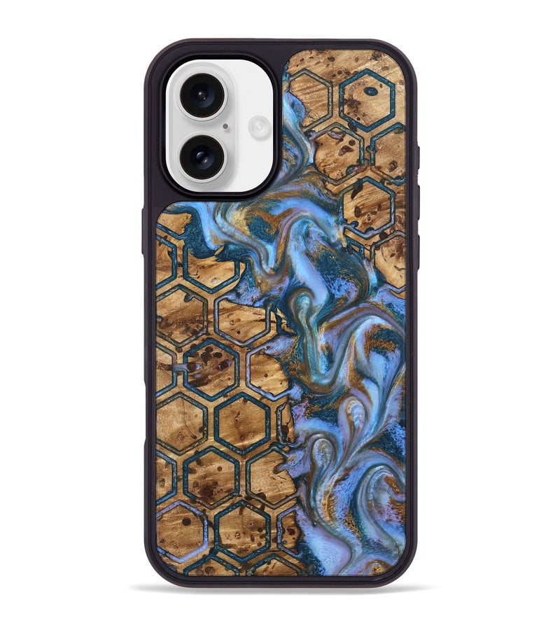 iPhone 16 Plus Wood Phone Case - Maudie (Pattern, 834344)