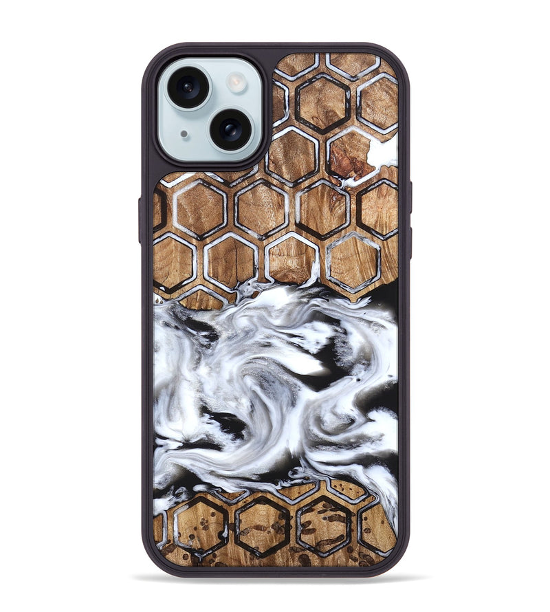 iPhone 15 Plus Wood Phone Case - Breana (Pattern, 834376)