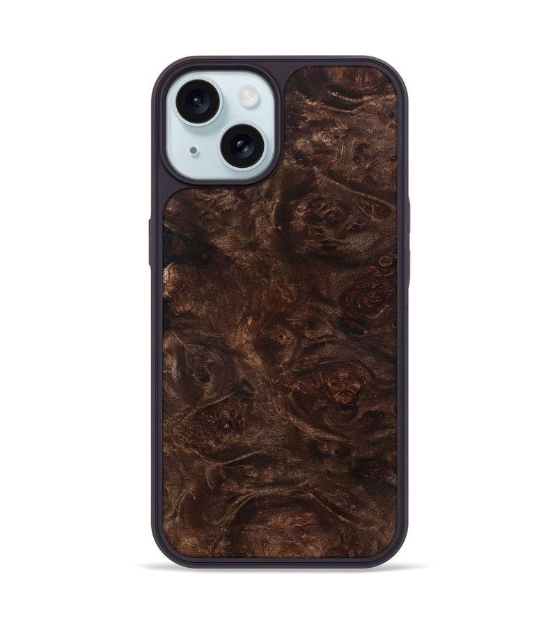 iPhone 15 Wood Phone Case - Kiana (Wood Burl, 834698)