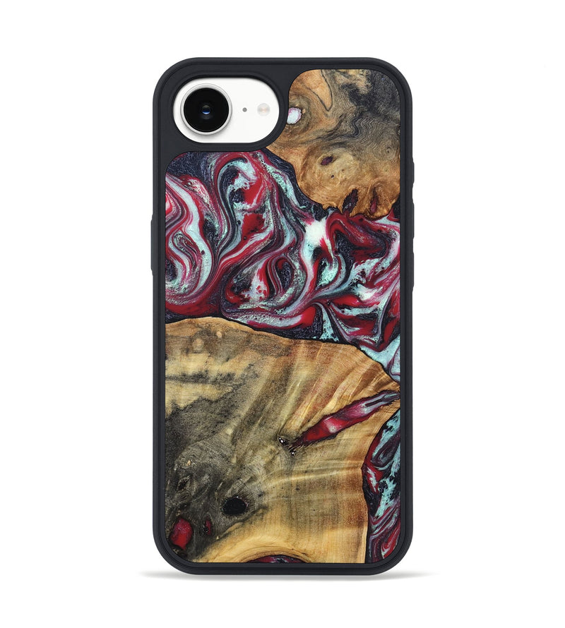 iPhone 16e Wood Phone Case - Fredric (Red, 834716)