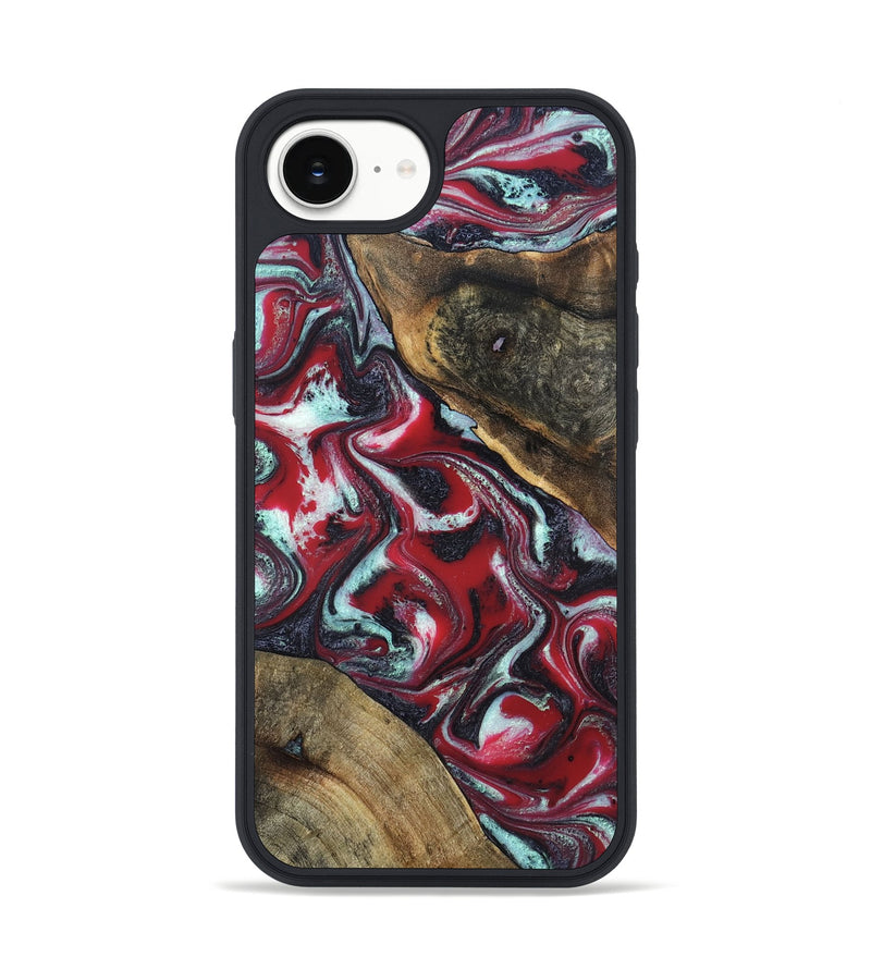 iPhone 17e Wood Phone Case - David (Red, 834720)