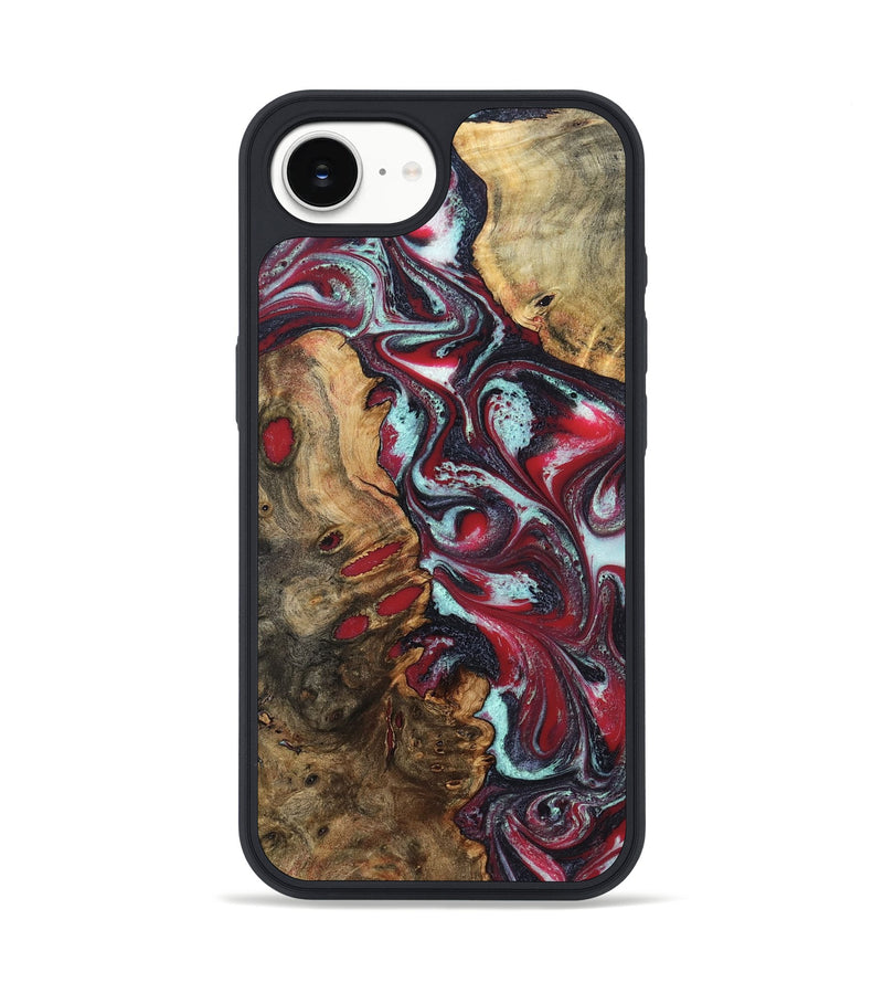iPhone 16e Wood Phone Case - Nyah (Red, 834721)