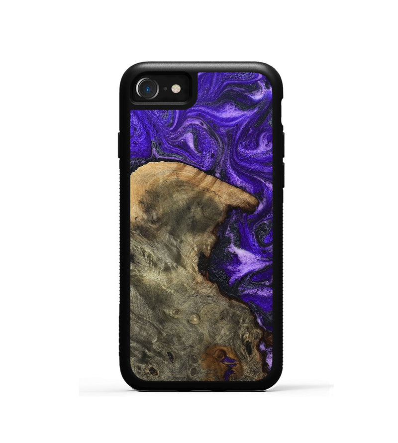 iPhone SE Wood Phone Case - Sarina (Purple, 834732)