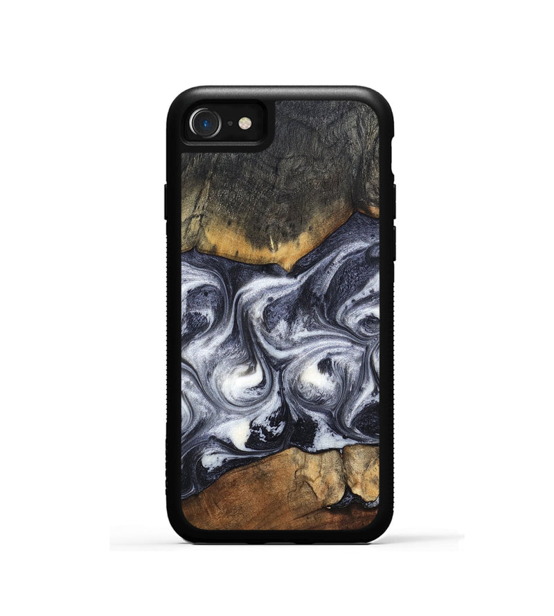 iPhone SE Wood Phone Case - Jax (Black & White, 834741)