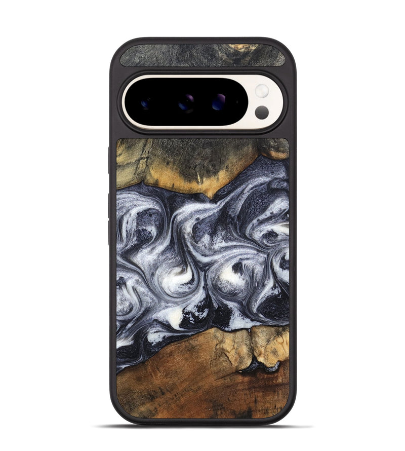 Pixel 9 Wood Phone Case - Jax (Black & White, 834741)