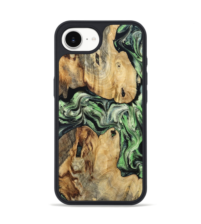 iPhone 16e Wood Phone Case - Vihaan (Green, 834751)