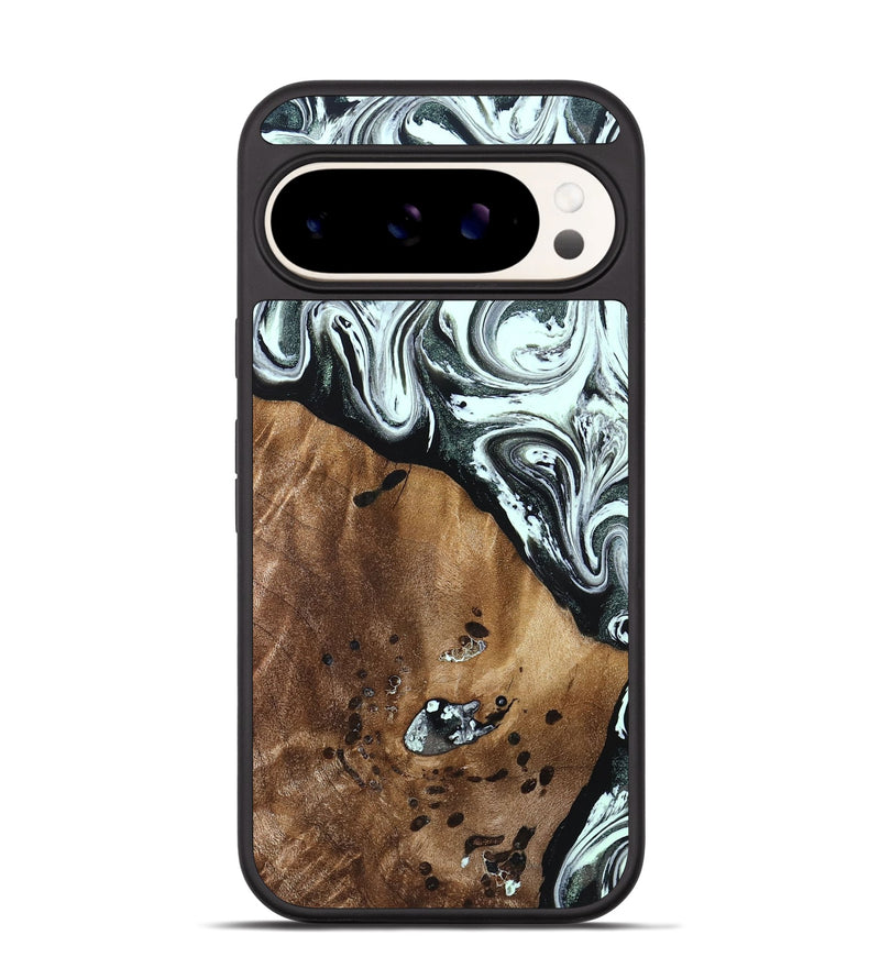 Pixel 9 Wood Phone Case - Lige (Black & White, 834752)