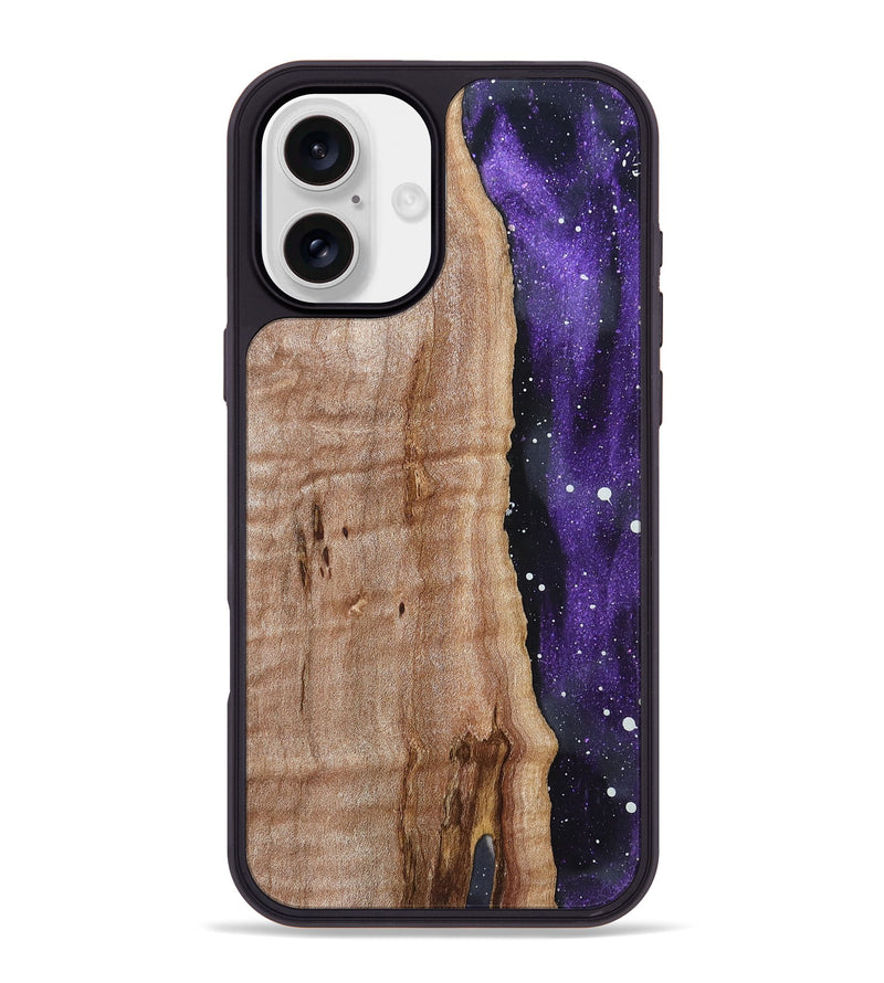 iPhone 16 Plus Wood Phone Case - Anabel (Cosmos, 834791)
